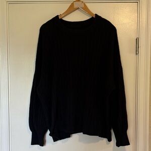 Aerie Black Knit Sweater